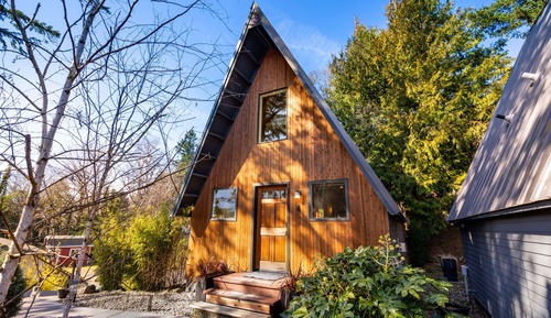 Luxury Cabin, Private Bathroom, Garden View