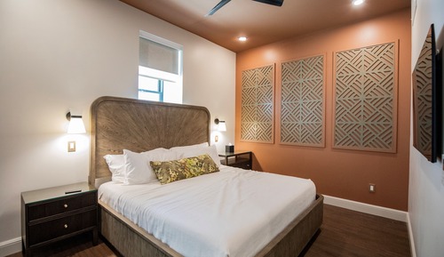 Standard Double Room, 1 King Bed, Roll-in Shower
