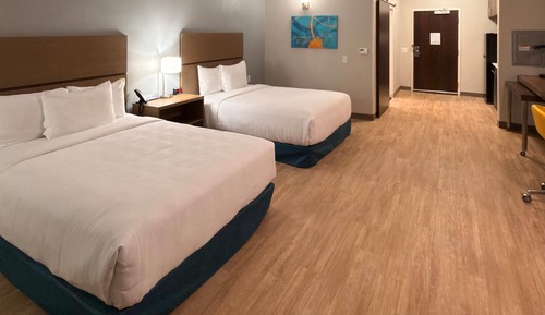 Room, 2 Double Beds, Accessible, Non Smoking (Efficiency)