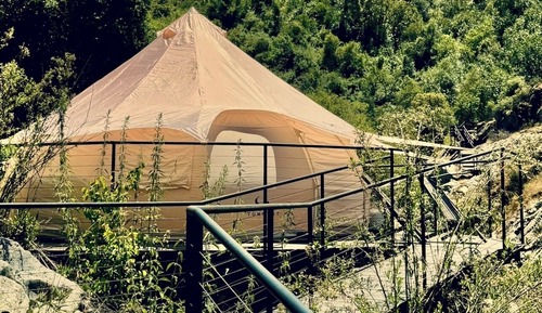 Abundance Tent - Luxury Tent Near Sequoia National Park | Sauna and River View
