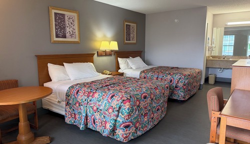 Double Room, 2 Double Beds, Non Smoking