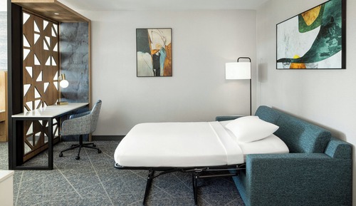 Suite, 1 King Bed with Sofa bed