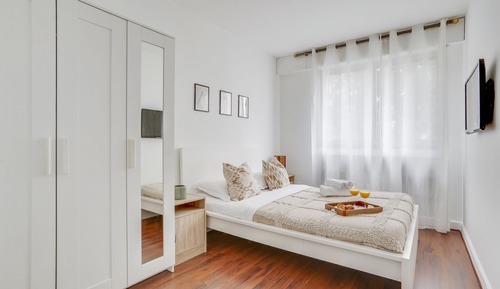 City Apartment, 1 Double Bed with Sofa bed, Non Smoking, Garden View