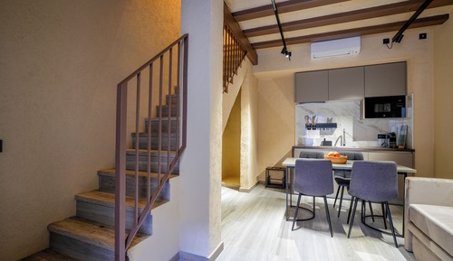 Luxury Duplex, Balcony, Garden View
