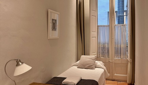 Economy Triple Room, Courtyard View