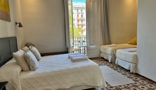 Family Quadruple Room, Balcony, City View