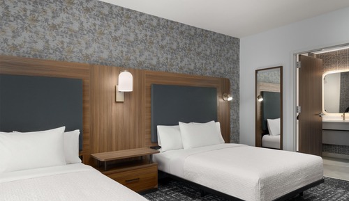 Suite, 2 Queen Beds, Accessible (Roll-In Shower, Washer/Dryer)