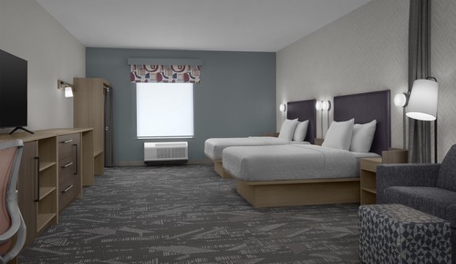 Studio Suite, 2 Queen Beds, Accessible, Bathtub