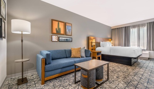 Suite, 1 King Bed with Sofa bed, Hearing Accessible, Non Smoking