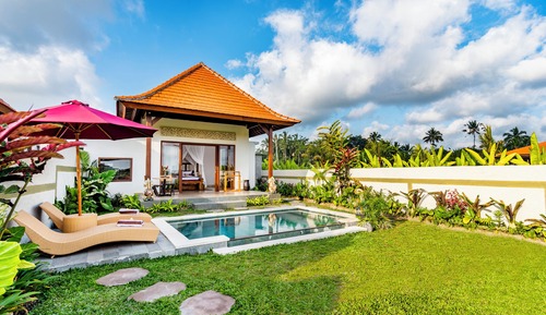 Deluxe Villa, 1 King Bed, Private Pool, Garden View