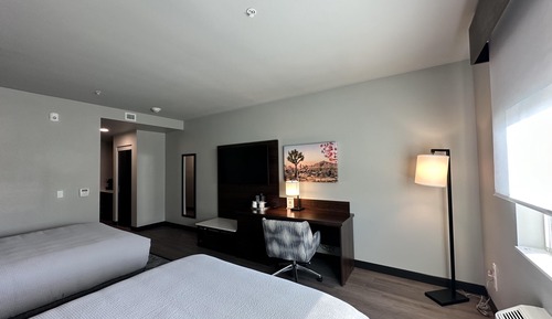 Standard Room, 2 Queen Beds, Accessible, Refrigerator & Microwave (Walk-in Shower)