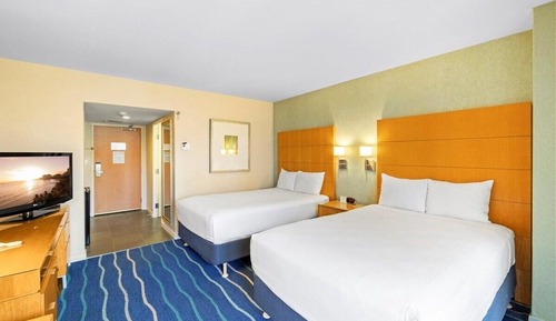 Deluxe Studio, 2 Double Beds, Balcony