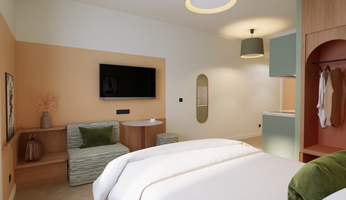Apartment, 1 double bed, 1 sofa bed and 1 bunk bed
