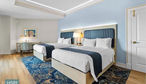 Premium Single Room, 2 Queen Beds, Balcony, Harbor View