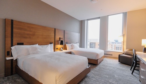 Double Room, 2 Queen Beds, Mobility Accessible