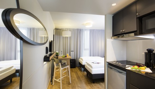 Studio, 2 Twin Beds