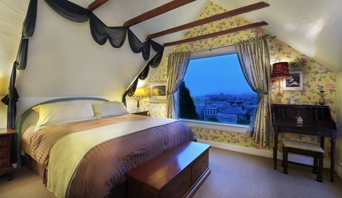 Superior Room, 1 King Bed, Fireplace, City View (The View Room)
