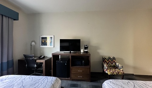 Standard Room, 2 Queen Beds, Non Smoking, Refrigerator & Microwave