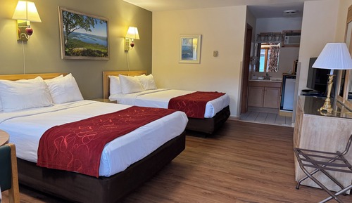 Deluxe Room, 2 Queen Beds, Refrigerator & Microwave