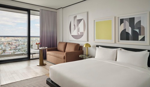 Junior Suite, 1 King Bed with Sofa bed, Balcony