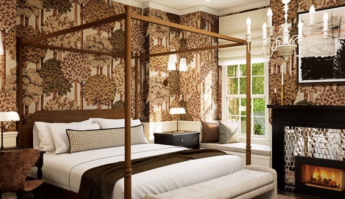 Room, 1 King Bed, Fireplace