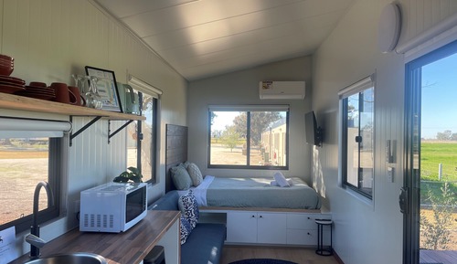 Studio, Balcony, Garden View