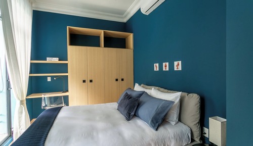 Comfort Studio, 1 Queen Bed with Sofa bed, Balcony, City View