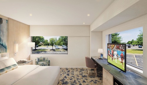 Deluxe Room, 1 King Bed, Hearing Accessible, Non Smoking