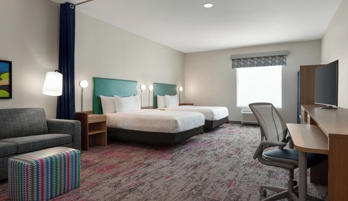 Studio, 2 Queen Beds, Accessible (Hearing)