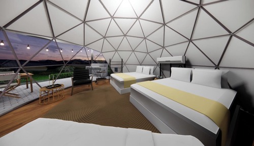Elite Tent, Pool View