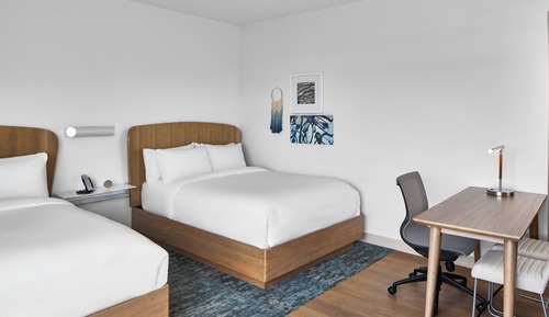 Studio, 2 Queen Beds (Mobility Accessible, Roll-In Shower)