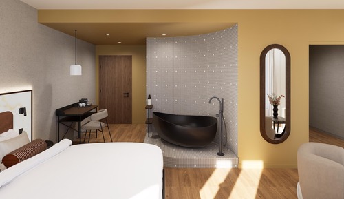 Junior Suite, 1 King Bed with Sofa bed