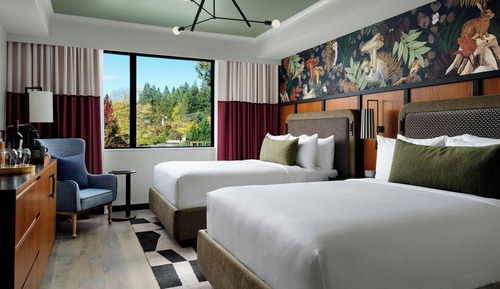 Deluxe Room, 2 Queen Beds, City View