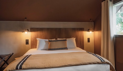 Cabin, Kitchenette, Garden View