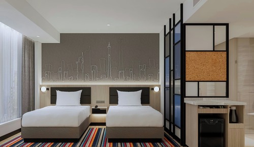 Loft, 2 Twin Beds, Non Smoking, City View
