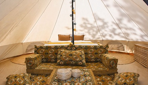 Exclusive Tent, 1 Queen Bed, Garden View