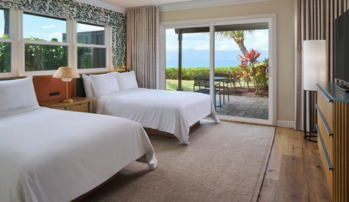 Royal Bungalow, 2 Double Beds, Oceanfront