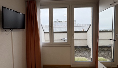 Basic Single Room, Balcony, City View