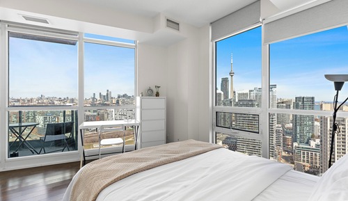 Apartment, Balcony, City View