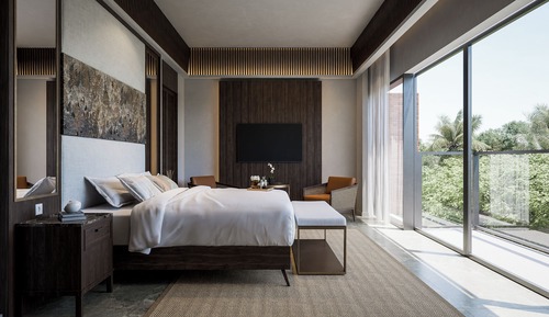Serenity Suite, Balcony and Forest view - 2 floors, 1 king bed