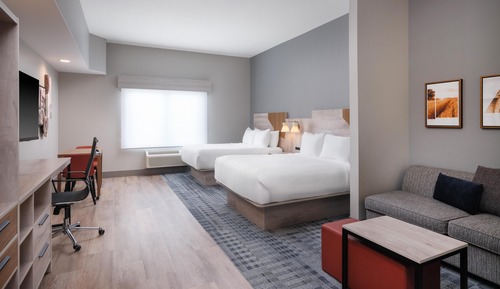 Standard Room, 2 Queen Beds, Non Smoking, Kitchenette (Shower Only)