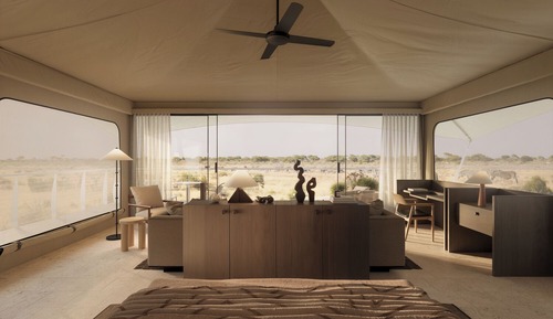 Luxury Tent, 1 King Bed, Resort View