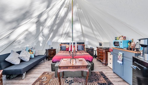 Yurt Above it All - Glamp on-site