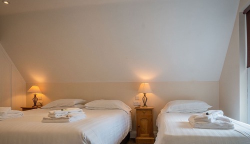 Economy Double Room, Ensuite (Brewery House Ely)