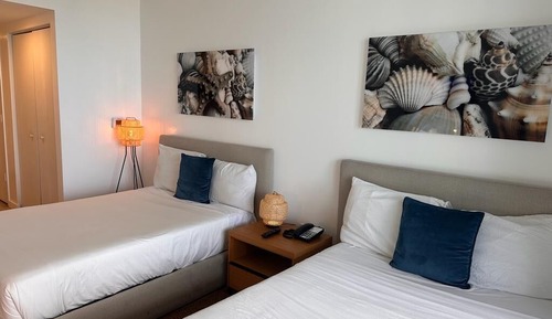 Deluxe Studio, 2 Double Beds, Balcony