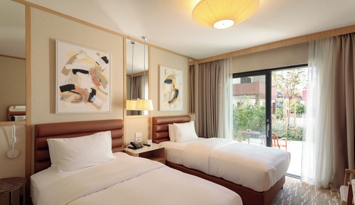 Room, 2 Twin Beds (Private Garden Room)