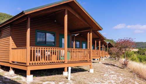 Comfort Cabin, 2 Queen Beds, Mountain View