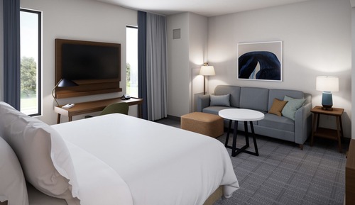 Studio Suite, 1 King Bed, Kitchen (Bath Shower)
