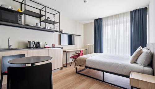 Studio, 1 Queen Bed, City View