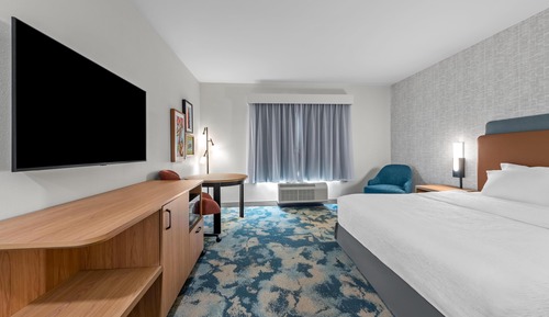 Room, 1 King Bed, Accessible (Mobility & Hearing, Roll-In Shower)